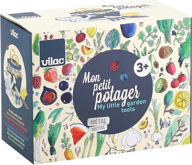 Set de Jardinage Mon Petit Potager 5 Pièces en Bois Enfant Dès 3 Ans
