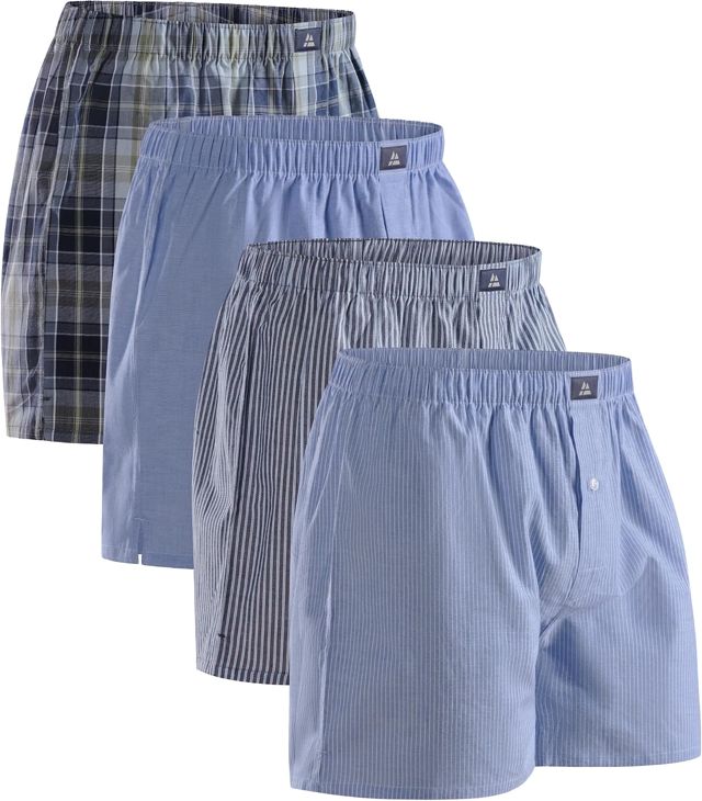 Danish Endurance Boxers tissés pour Homme, Coton Bio, Lot de 4 et 6