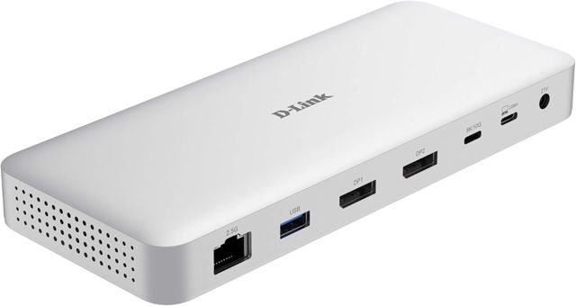 D-Link DUF-901 Station d’Accueil USB4 9-en-1 – Hub USB-C avec Double écran 8K, 40 Gbps, Ethernet 2.5GbE, 100W PD, USB 3.1, USB-C, DisplayPort, Compatible Mac & Windows