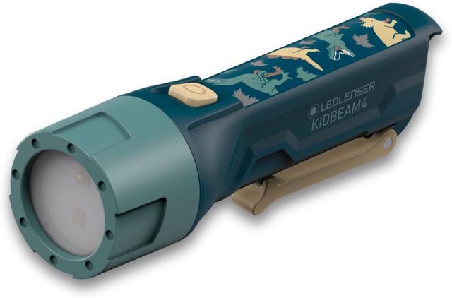 Ledlenser KIDBEAM4 Lampe torche pour enfants, Piles AAA, Motif Dinosaure