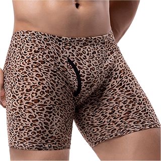 sous-Vêtements Homme Boxer Briefs Blanc Microfibre Respirant Extensible Underwear Ajusté Dim sans Couture Mini Slip
