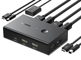UGREEN KVM HDMI Switch 4K 60Hz 2 Entrées 1 Sortie Commutateur KVM