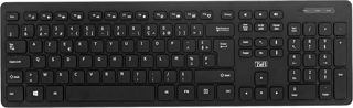 T'nB - Clavier Filaire USB-A, Hub 3 Ports USB-A 2.0 Intégré, Noir