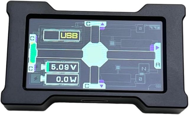 Hub USB Trendy pour Gaming - 2 à 3 Ports, 8K Hz, Alimentation Indépendante, Inclut Écran, Parfait pour L'Ambiance de Bureau de Gaming Noir