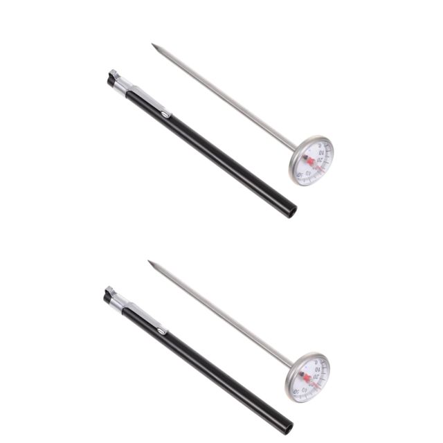 Alipis 2 Pièces jauge de température de l'eau cuisson de la viande thermomètre pour nourrissons thermomètre digital cuisine professionnel à viande numérique dédié