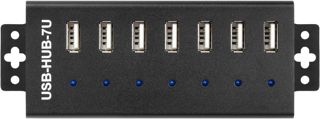 Waveshare Industrial Grade USB HUB, Extending 7X USB 2.0 Ports