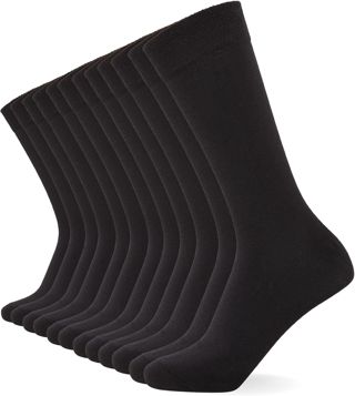 FM London lot de 12 chaussettes unisexes super douces pour mollets - Chaussettes pour hommes et femmes avec design respirant et résistant aux odeurs