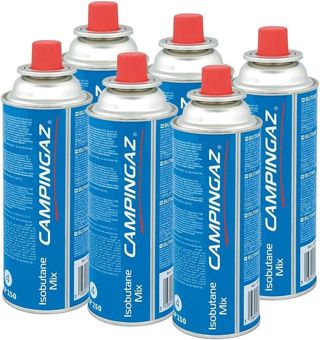 Campingaz Lot de 6 cartouches de gaz à valve CP 250 - Mélange isobutane