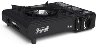 Coleman Réchaud au butane classique à 1 brûleur, réchaud de camping portable avec étui de transport et bouton-poussoir allumage instantané, comprend un contrôle précis de la température et un