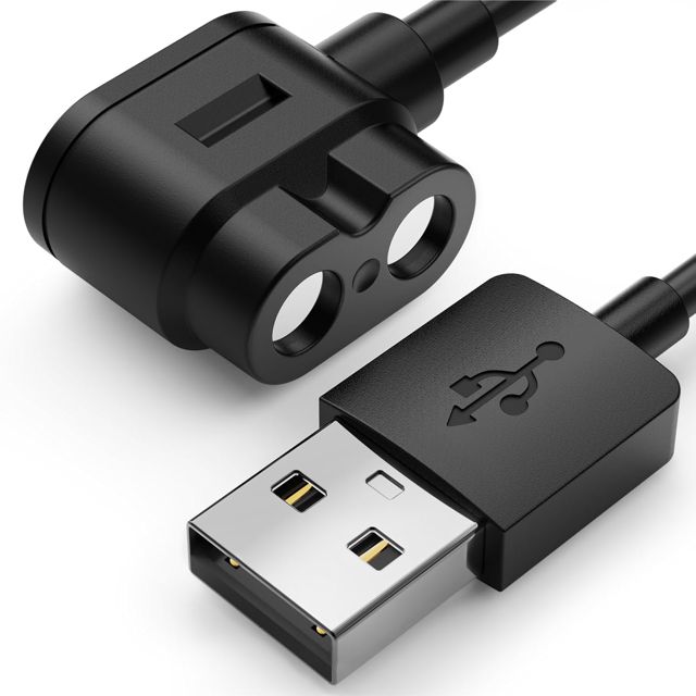 TUSITA Câble Chargeur Magnétique Compatible avec LEDLENSER MH7 MH8 MH11 iH11R ML4 Lights - 1.2M / 4ft.