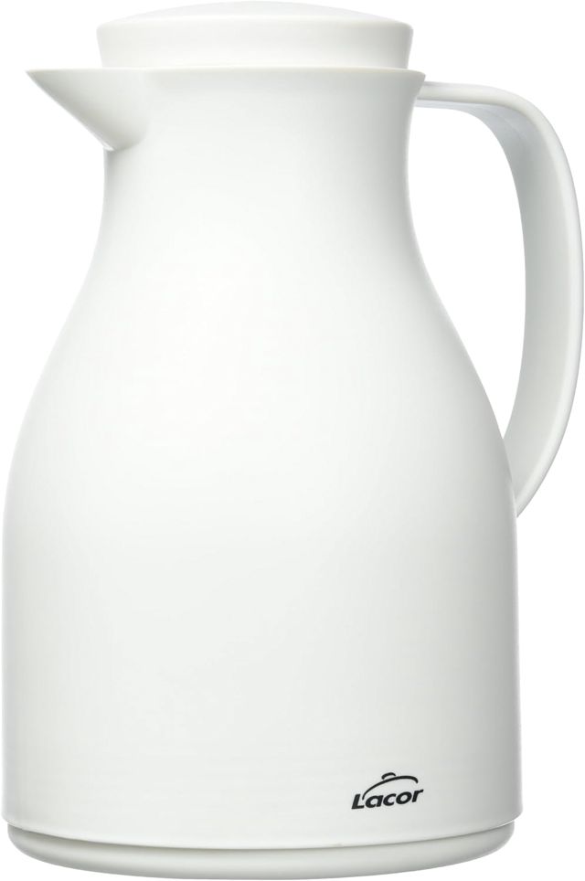 Lacor 62563 - Thermos sans BPA avec double paroi et couche de verre...
