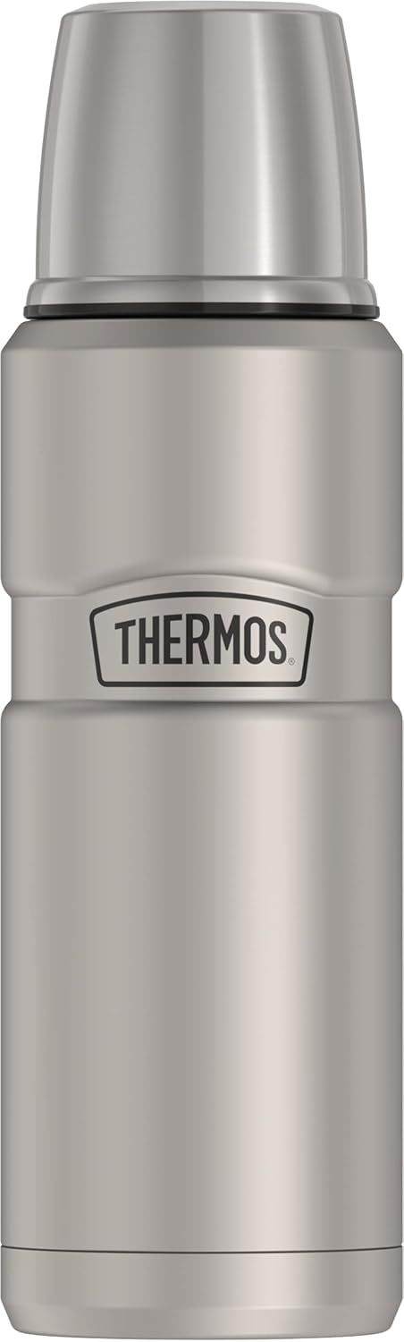 THERMOS Stainless King Bouteille compacte isotherme sous vide, 473 ml, bleu nuit