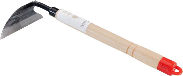 Wazakura Faucille de Désherbage Japonaise 36 cm, Lame en Acier Haut Carbone