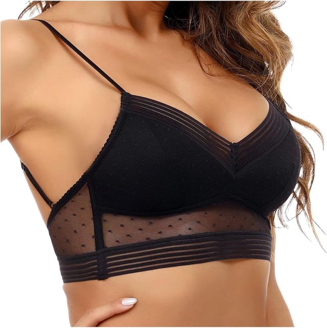 Brassiere Femme sans Armature Soutien Gorge Minimiseur Grande Taille avec Ensemble sous Vetement Forte Poitrine Modelant Detox Adhesif Bandeau Top Intégré Dim Generous