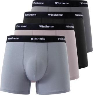 Winthome Boxer Homme 50S Coton Peigné Confortable Respirant, Oeko