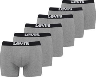 Levi's Lot de 6 Boxers Solid Basic pour Homme