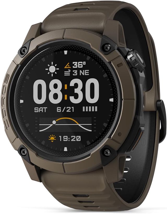 COROS Nomad Montre GPS Outdoor Robuste, écran MIP 1.3"- Gris foncé