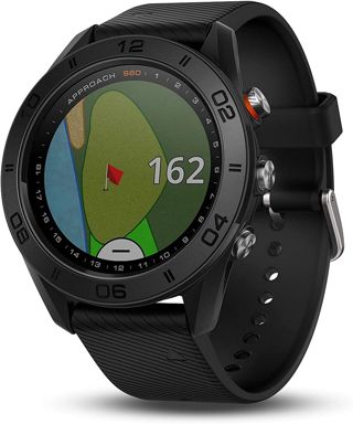 Garmin Approach S60 - Montre GPS de Golf - Noir avec bande de silicone