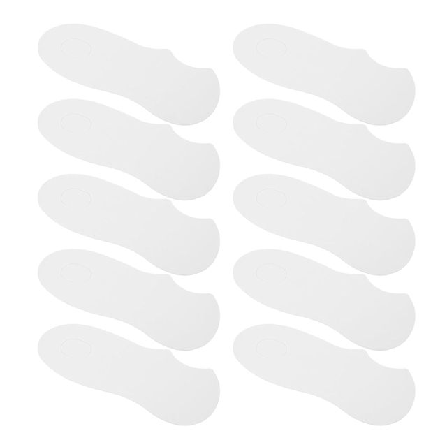 DOITOOL 50 Pièces Inserts de Chaussettes Habillées, Inserts de Mise en Carton Blanc Épaissi, Forme Pied, pour Hommes, Présentoir de Vente au Détail