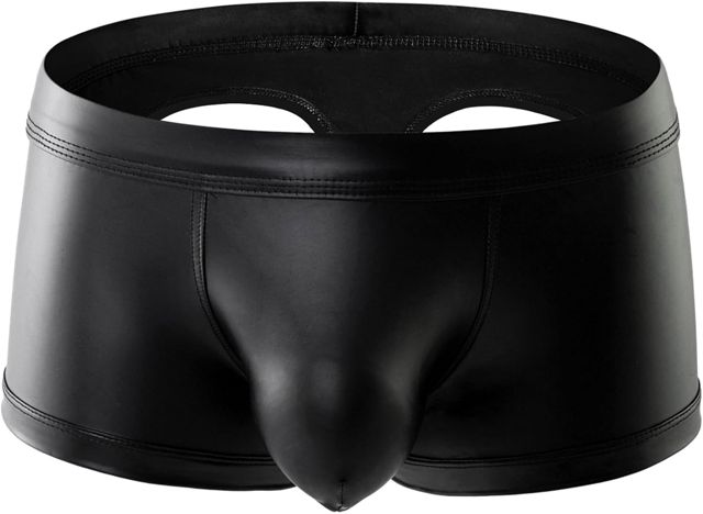 Boxer en Similicuir pour Hommes sous-vêtements Moyens pour Hommes