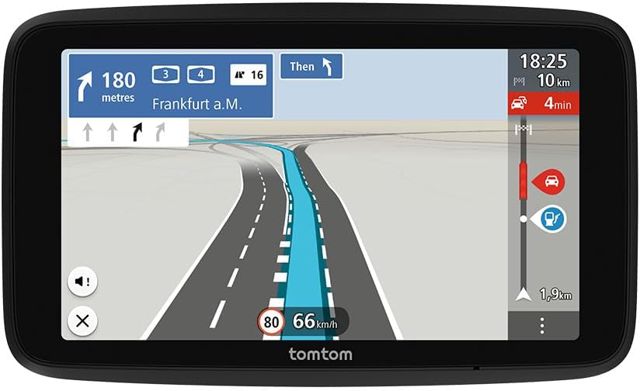 TomTom GPS Voiture GO Classic Lite (6 Pouces, Info Trafic, Essai des Alertes de Zones de Danger, Cartes EU, Mise à Jour Inclus Via WiFi, Fixation Reversible Intégrée)