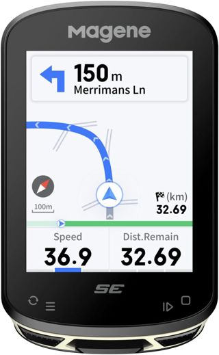 Magene C506SE Compteur Vélo GPS sans Fil, Écran Couleur Étanche de 2,4'', Navigation Routière, Bluetooth&WiFi, Données Personnalisées, 11 Langues
