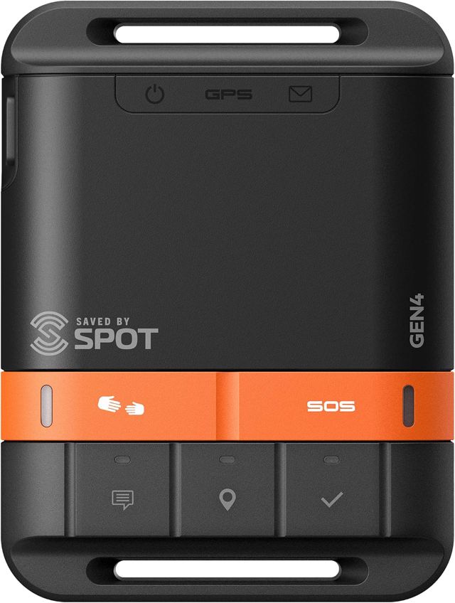 Spot Gen4 Messager GPS Satellite | Traceur portatif pour la randonnée, Le Camping, Les Travailleurs isolés et Les Aventures Hors réseau | Réseau Satellite Globalstar | Abonnement requis
