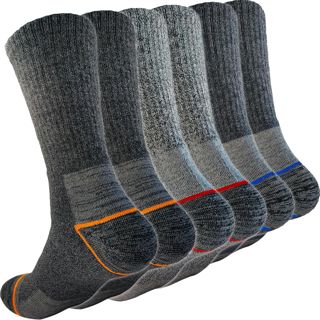 topline 6 PAIRES Chaussette de Travail - Chaussettes Chaudes - Chaussettes Hiver homme - Chaussettes Thermiques homme renforcées