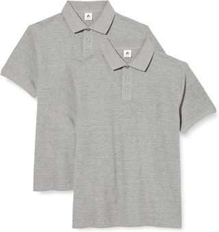 FM London (2-Pack) Men's Polo Shirt | Cotton Stretch, Fitted Polo Shirts