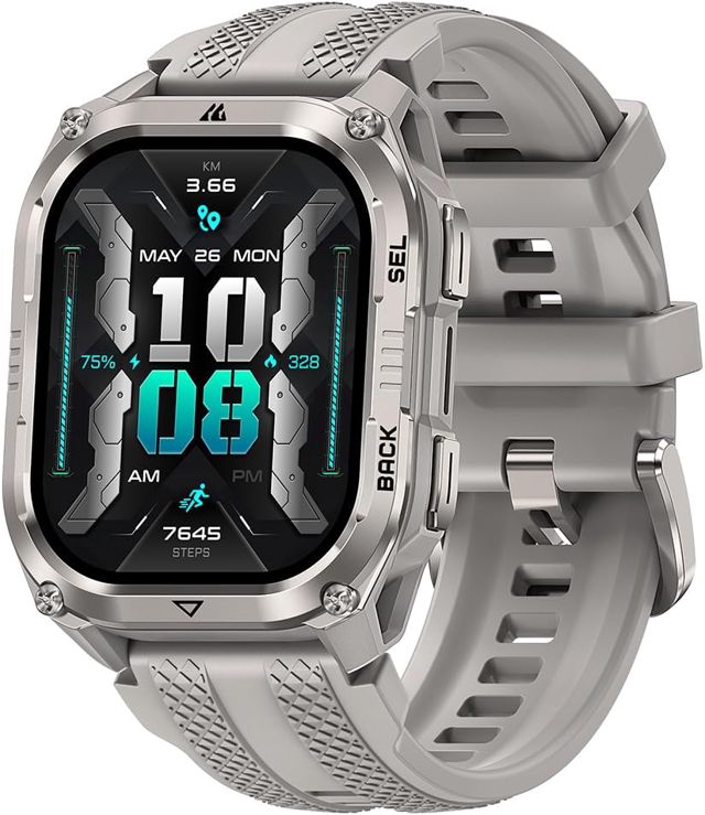 KOSPET Orb 2 Montre Connectée Homme Femme, GPS Intégré et Lampe Torche LED