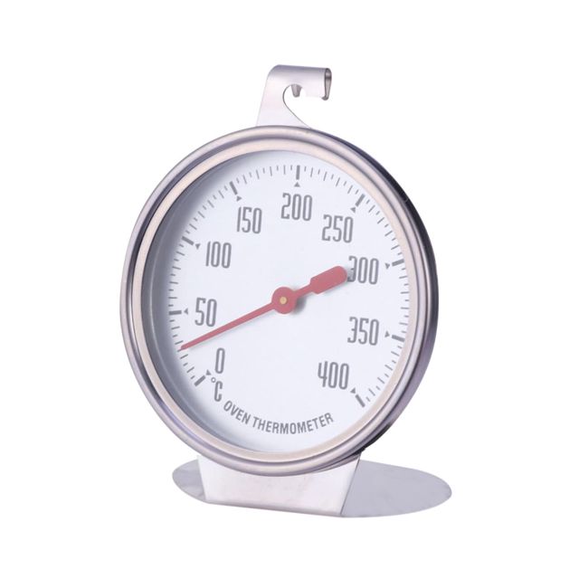 Thermomètre de Four en Acier Inoxydable, Lecture Instantanée, 0 à 400 °c