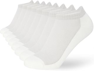 FM London Lot de 8 Paires de Chaussettes pour Homme en Bambou, Socquettes pour Homme, Chaussettes de Running, Respirantes, Résistantes aux Odeurs, avec Languette de Protection au Talon