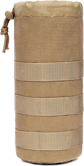 TRIWONDER Poche Bouteille Molle Poche de Cruche à Eau Militaire Pochette Porte Gourde Tactique Poches de Sac à Dos pour Camping Randonnée