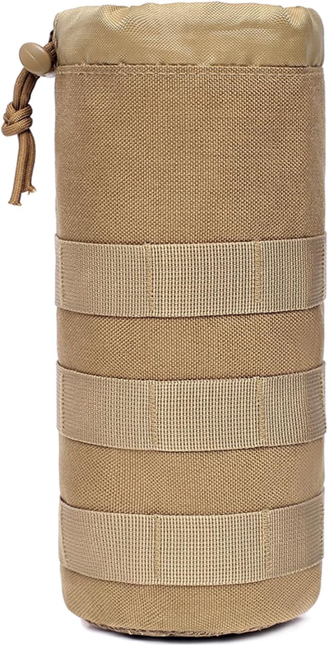 TRIWONDER Poche Bouteille Molle Poche de Cruche à Eau Militaire Pochette Porte Gourde Tactique Poches de Sac à Dos pour Camping Randonnée