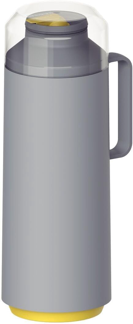 Tramontina Bouteille Isotherme Exata en Plastique Rouge avec Ampoule en Verre 1 L