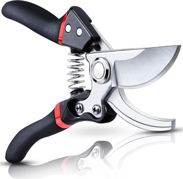 SURFOU Secateur de Jardin, Sécateur Professionnel Branches, Jardinage Cisaille Sequateur, Ciseaux Branche Secateurs Coupe Tronc Tranchant Ciseau Plante Spring Sécateurs
