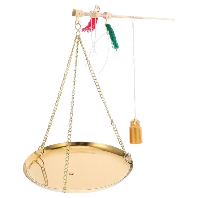 Balance Traditionnelle Chinoise en Cuivre 250g, Style Rétro
