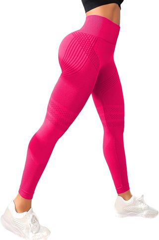Leggings Anti Cellulite 3D Femme Original, Legging Anti-Cellulite à Compression 3 D, Minceur Taille Haute sans Couture, Pantalon de Sport Yoga Fitness Push-Up Sculptant