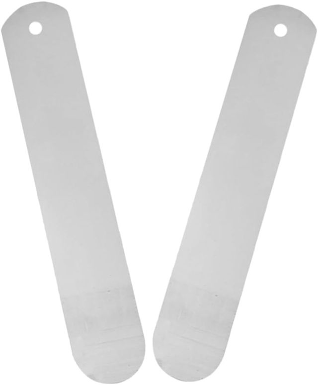2 Pièces Organisateurs de Chaussettes en Aluminium Blanc, , Suspendus