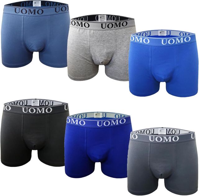 Channo Boxer en Coton pour Homme, Confortable et Doux. Collection Uomo