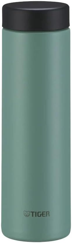 Bouteille isotherme Tiger MMZ-W Easy-to-Carry, ultra légère, petites capacités, facile à laver, sans BPA, conservation froid 24h et chaud 12h, conçue au Japon (pierre noire, 500 mL)