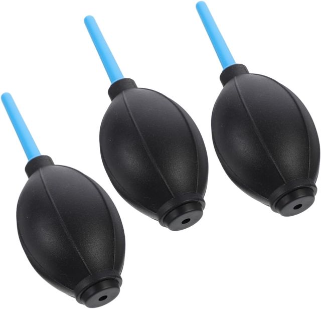 3pièces Pompe à Bille pour Dépoussiérage Appareil à Air Comprimé Équipement de Nettoyage de Poussière Dépoussiéreur pour Lentilles et Écrans