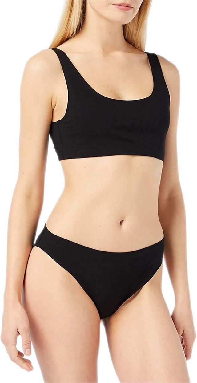 FM London Ensemble Soutien-Gorge et Pantalon Confortables Femme