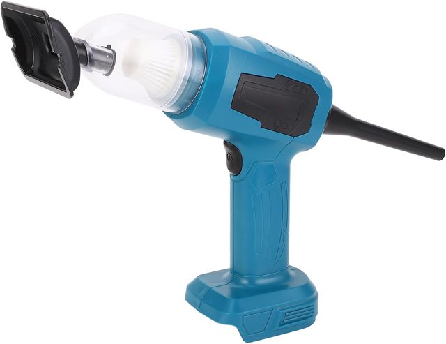 Jiawu Dépoussiéreur à Air comprimé, Souffleur d'Air électrique sans Fil 11 000 Tr/min avec Plusieurs Accessoires pour le Nettoyage de Clavier d'ordinateur Portable de Voiture, canapé