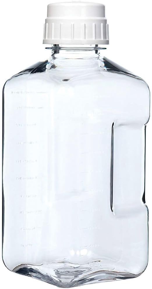 Nalgene Sustain Tritan Bouteille de culture sans BPA fabriquée avec un matériau dérivé de 50% de déchets plastiques, 1,8 l, transparent