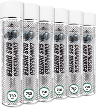 AABCOOLING Home&Office Lot de 4 aérosols à air comprimé K1 Air Duster, souffleur de poussière, matériel de bureau, matériel de bureau, équipement de nettoyage, spray de nettoyage pour PC Duster