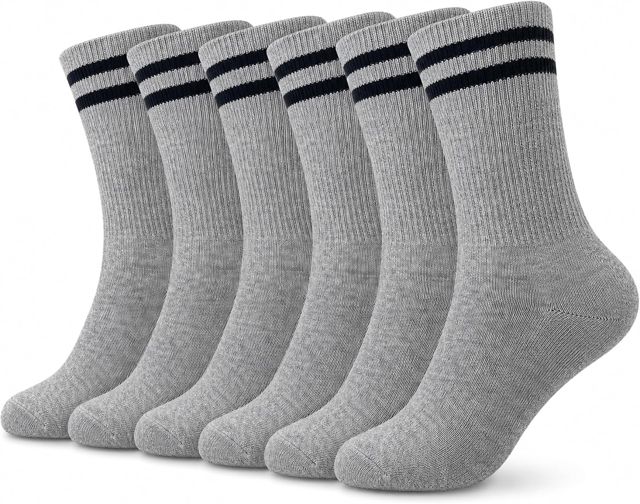 YOUCHAN 6 Paires Chaussettes Homme Femme Cotton Sport Tennis