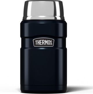 Très grand thermos isotherme en acier inoxydable, 710 ml, bleu métallisé