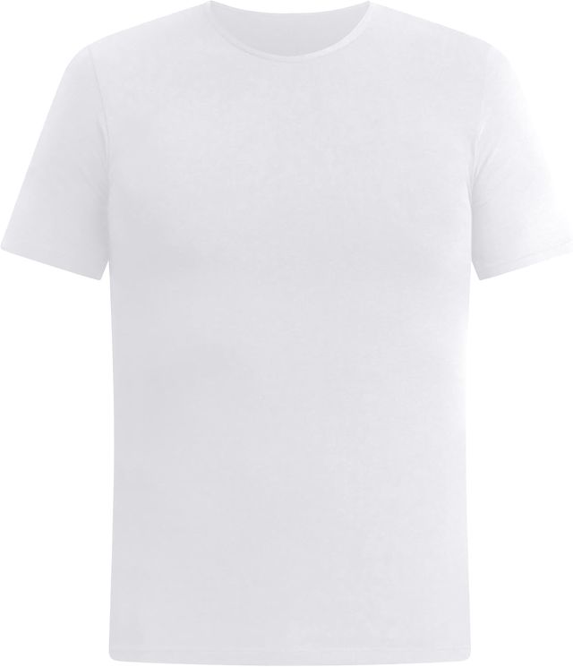 DIM Homme – T-Shirt Thermique R-Neck Manches Courtes x1 | sous-vêtement Chaud et Respirant | Coton Stretch | Seconde Peau Douce | Certifié Oeko-Tex