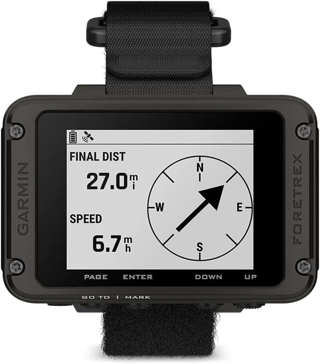Garmin Foretrex 801, Navigation GPS au Poignet avec Sangle, GNSS multibande amélioré, Plus Longue durée de Vie de la Batterie